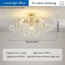 Axyaa Crystal Ceiling Lamp: Modern, Elegant & Chic for Living Room and Dining Room