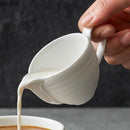 Axyaa Ceramic Tableware Set: Gravy Boat, Sauce Pot, Milk Jug, Milk Can, White Cup, Porcelain Seasoning Tools