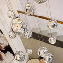 Axyaa Nordic Stair Chandelier Living Room Dining Pendant Ceiling Light