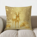 Axyaa Christmas Tree & Gifts Pillow Cover for Sofa, Bedroom & Car