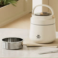 Axyaa Kids Stainless Steel Bento Lunch Box with Food Warmer & Storage Bag