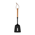 Axyaa Black Silicone Wooden Handle Kitchen Utensils Set
