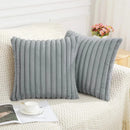Axyaa Nordic Faux Fur Pillow Cover Soft Fluffy Cushion Case for Sofa