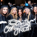Axyaa LED Neon Graduation Congrats Light Sign 20in for Party Decoration