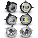 Axyaa Car Fog Lamps LED Angel Eyes Halogen Headlight for Mazda Models 2004-2017
