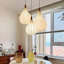 Axyaa Wabi-Sabi Cloth E27 Pendant Lamps for Dining Room Kitchen Bar Chandeliers