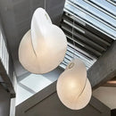 Axyaa Nordic Silk Chandelier Pendant Lights for Foyer Bar Bedroom Hanging Lamp