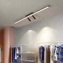 Axyaa Nordic Living Room Ceiling Lamp with LED Strip Track Spotlight