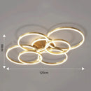 Axyaa Modern LED Pendant Chandelier Light for Living and Dining Room Decor