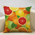 Axyaa Tropical Fruit Cushion Covers for Camper Decor and Dining Chair Pillowcase