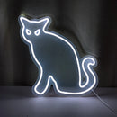 Axyaa Cat LED Neon Sign for Wall Decor and Party, Halloween Gift