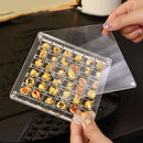 Axyaa Golden Bead Acrylic Storage Box: Jewelry Organizer & Display Case