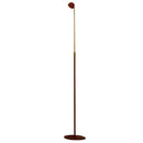 Axyaa Red LED Standing Floor Lamp: Minimalist Metal, Height Adjustable, Nordic Design
