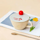 Axyaa Round Cup Lid: Cute Cartoon Tumbler Mug Cover