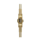 Axyaa Clear Glass G9 Wall Sconce Stainless Steel Indoor Art Deco Light
