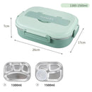 Axyaa Stainless Steel Bento Box with Compartment, Sealed & Portable Thermal Lunch Box