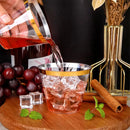 Axyaa Clear Plastic Champagne Cups - Pack of 25
