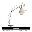 Axyaa Nordic Swing Arm Chandelier, Retractable LED Ceiling Lamp for Home Decoration