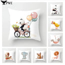 Axyaa Lovely Cartoon Pattern Cushion Cover 45*45cm