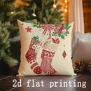 Axyaa Christmas-themed Pillow Covers for Sofa Bed Car Home Decor