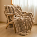 Axyaa Rabbit Fleece Blanket Quilt: Winter Thickened, Soft, & Cozy Sofa Blanket