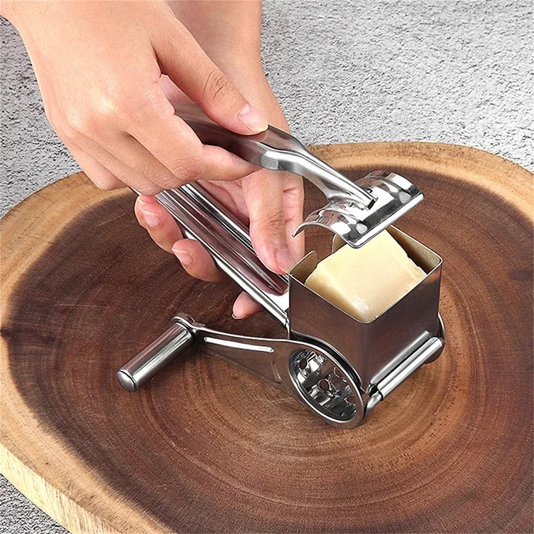 Axya Rotary Cheese Grater Stainless Steel Hand-Cranked Multi-Purpose Creative Kitchen Tool