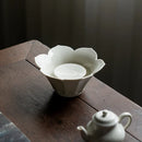 Axyaa Lotus Ceramic Tea Pot Holder Zen Water Storage Bowl