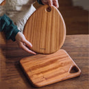 Axya Black Sandalwood Chopping Board: Antibacterial Solid Wood Plate for Stylish Kitchen