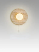 Axyaa Japanese Style Yellow Cave Stone Wall Lamp for Home Decoration