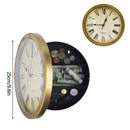Axyaa Vintage Wall Clock Hidden Safe Large Secret Security Box for Valuables