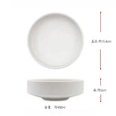 Axyaa Japanese Style Ceramic Soup Salad Dessert Bowl Set for Molecular Cooking