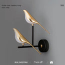 Axyaa Golden Bird LED Wall Lamp - Rotatable Indoor Sconce