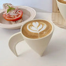 Axyaa Delicate Latte Art Coffee Mug Tea Set Breakfast Milk Oatmeal Cup