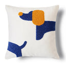 Embroidered Dog Pillowcase by Axyaa: Modern & Cute Sofa Decor