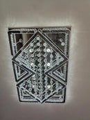 Axyaa Luxury Crystal Ceiling Light with Remote Control