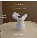 Axyaa Handcrafted Ceramic Vase Hydroponic Flower Arrangement Dried Flower Vase