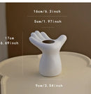 Axyaa Handcrafted Ceramic Vase Hydroponic Flower Arrangement Dried Flower Vase