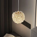 Axyaa Crystal Ball Wall Lamp, Elegant Bedroom Lighting for Girls, Lychee Trendy Design