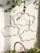 Axyaa Cloud Hollow Wood Sign Cutout Hanging Ornament - Party Wreath Christmas Decoration