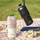 Axyaa Stainless Steel Wine Bottle Cooler & Coffee Cup - Outdoor Portable Ice Cup