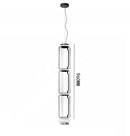Axyaa Nordic Glass LED Pendant Chandelier for Interior Lighting
