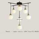 Axyaa Nordic LED Bean Chandelier, Postmodern Minimalist Pendant Light for Stylish Home Decor