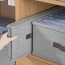 Axyaa Clothes Storage Box Set - Organize Sweaters, T-Shirts, Pants, Underwear & Socks