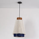 Axyaa Japanese Woven Cotton Pendant Light for Home Decor & Lighting