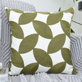 Tropical Plant Pattern 3D Cushion Cover 45x45cm for Living Room Sofa by Axyaa
