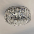 Axyaa Luxury Crystal Ceiling Lights Chrome/Gold LED Lamps for Home & Hotel Decor