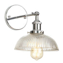 Axyaa Clear Glass LED Wall Sconce Industrial Loft Light Fixtures