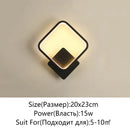 Axyaa LED Wall Lamp: Modern Minimalist Room Decor for Bedroom, Living Room, Cloakroom