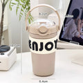 Axyaa Stainless Steel Vacuum Flask Insulated Tumbler Thermal Cup 450ml