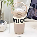 Axyaa Insulated Stainless Steel Travel Mug Thermal Cup - 450ml